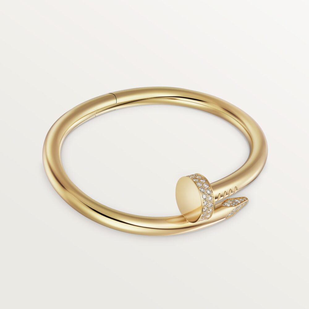 Juste un Clou bracelet, medium model, yellow gold - Image 2
