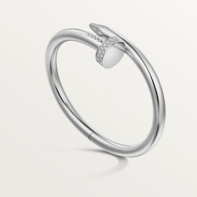Juste un Clou bracelet, medium model, white gold