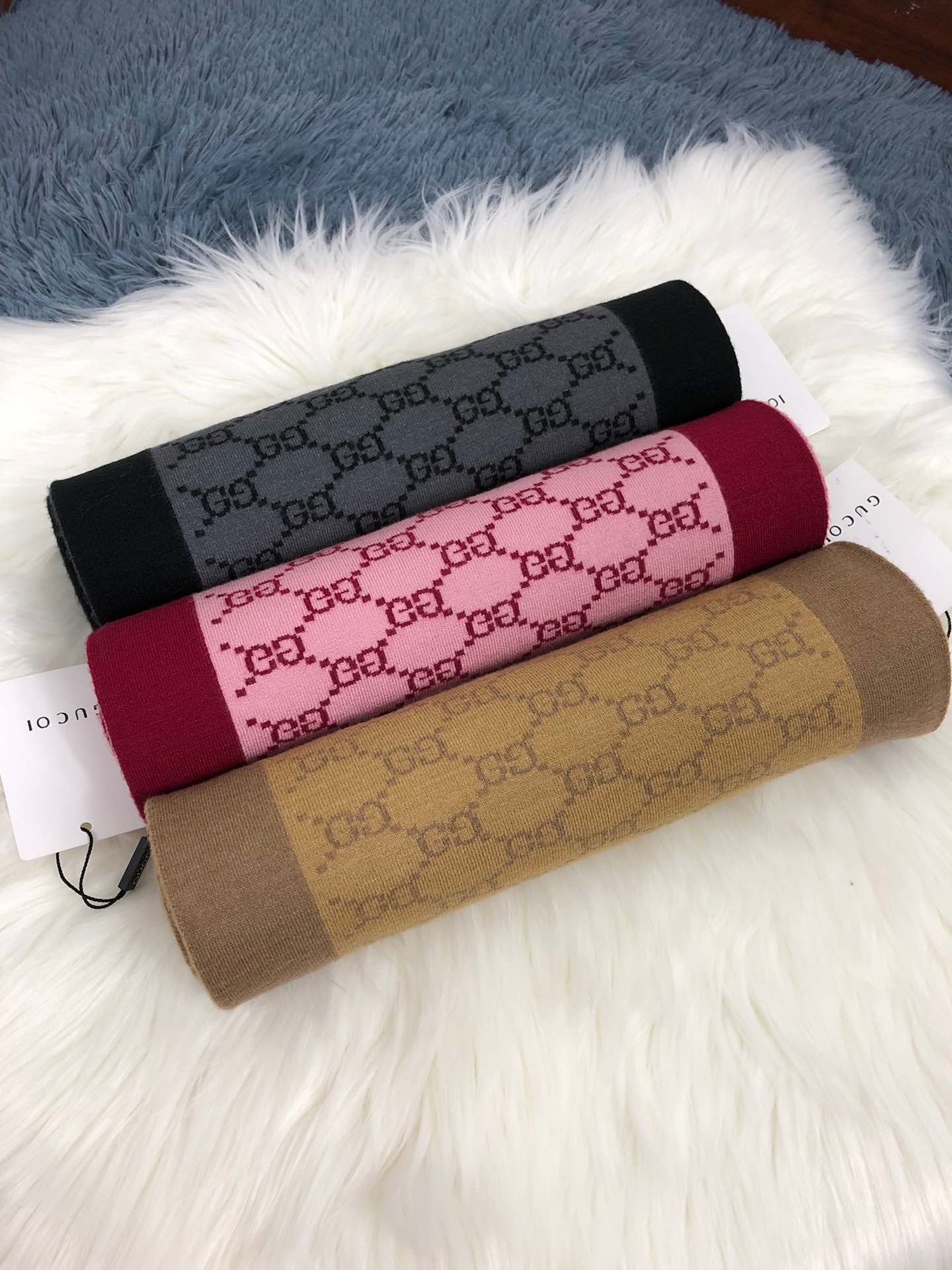 GG Men and Women's Scarf (250817011030) - Image 4