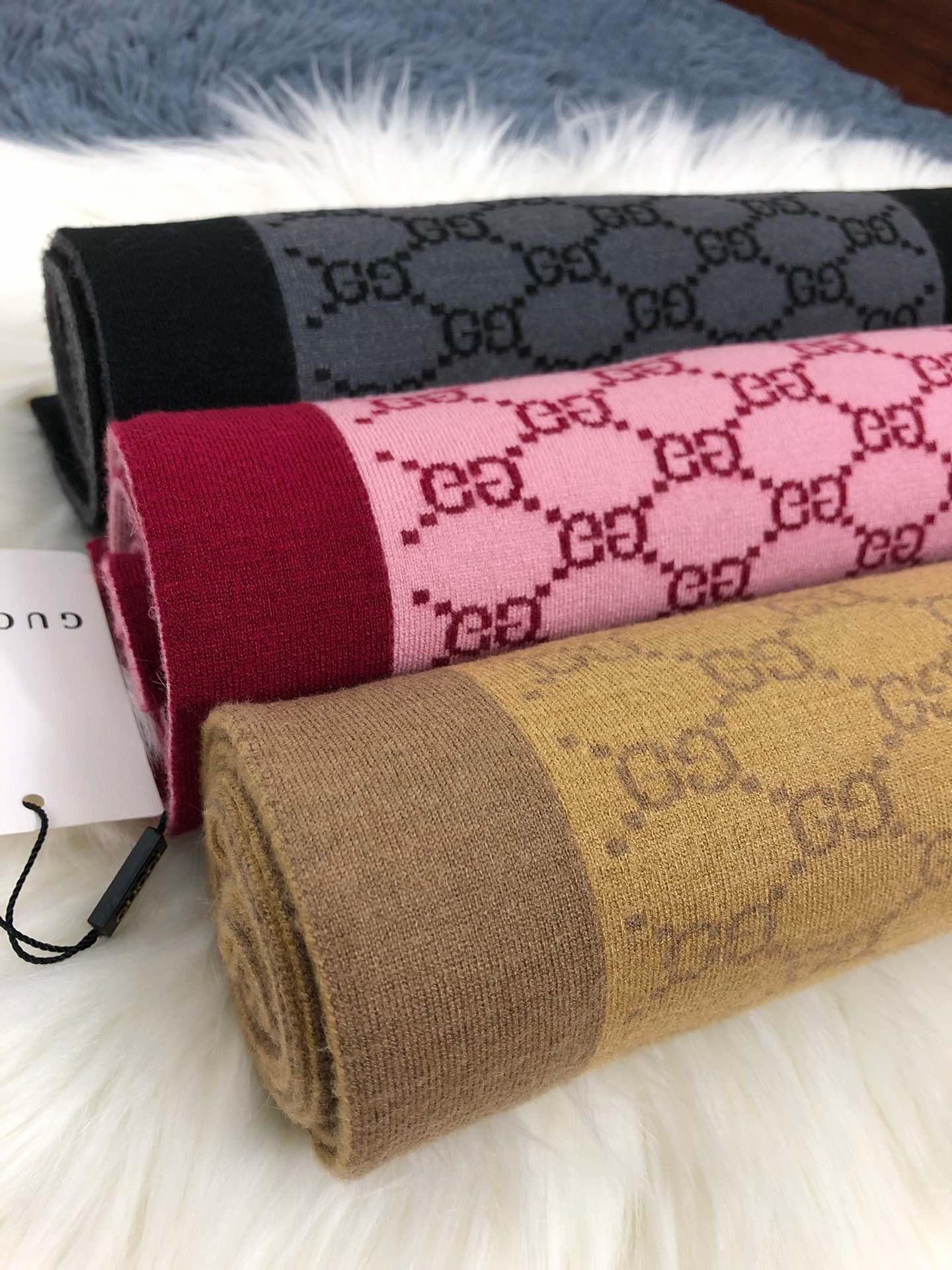 GG Men and Women's Scarf (250817011030) - Image 5